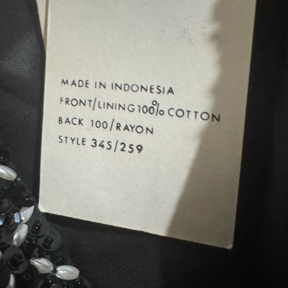 Vintage Y2K Black‎ Beaded Sequin Vest Glam Party Size L - Picture 3 of 10